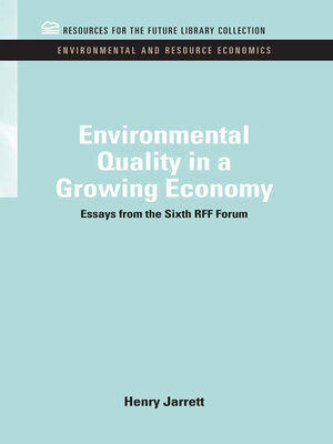 cover image of Environmental Quality in a Growing Economy